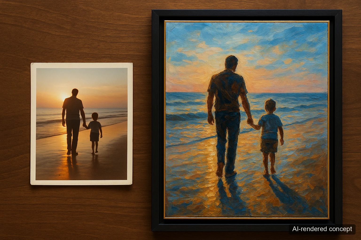 A Shared Moment, Painted Forever view 2