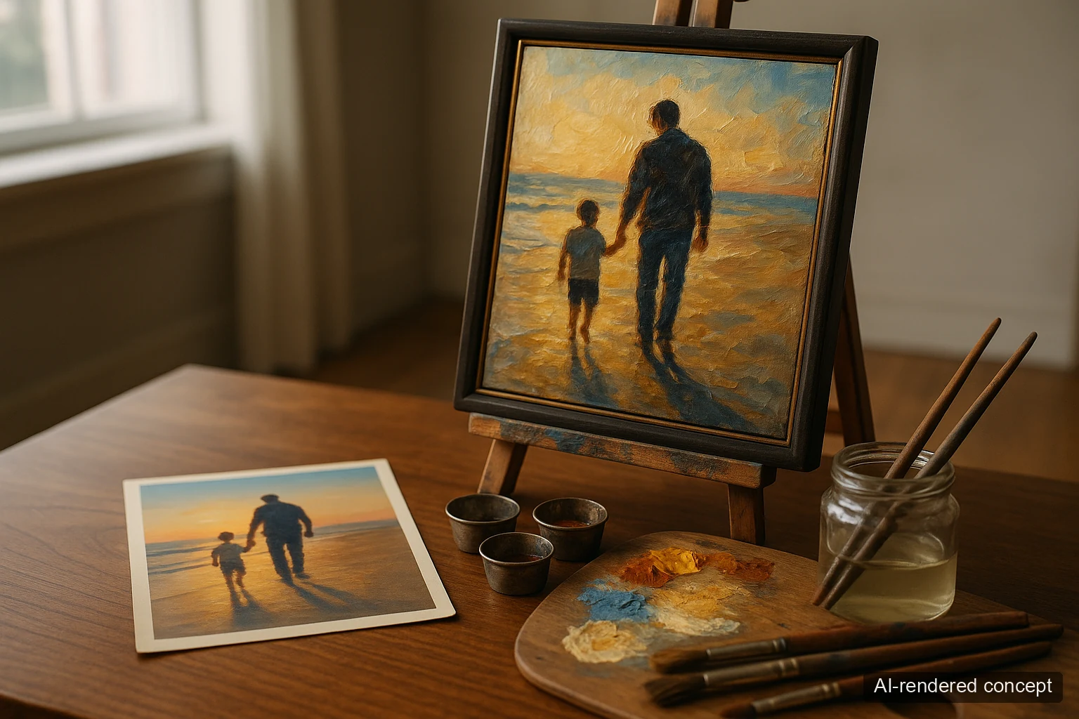 A Shared Moment, Painted Forever view 3